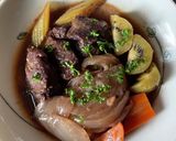大量消費牛すね肉と玉ねぎの赤ワイン煮込み作り方7写真