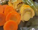 【大量消費】にんじんとホタテの昆布蒸し作り方5写真