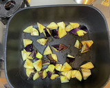 なすと豚肉のみそ炒め おろしポン酢がけ作り方3写真