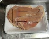 ふわふわサラダチキン一食分冷凍作り置き作り方1写真