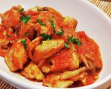 簡単☆やわらか♪チキンのトマト煮作り方10写真