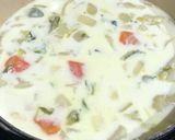 白菜と鮭の【クリームシチュー】作り方8写真