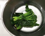 ほうれん草など葉物の茹で方　切り方作り方4写真