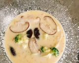 洋風なお雑煮ごま味噌バターミルクスープ♪作り方3写真