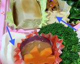 使い捨て容器に詰める差し入れ弁当…夜3作り方4写真