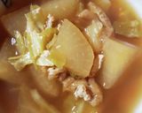 大根とキャベツと油揚げの煮物作り方5写真