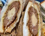 レシピ投稿祭チーズinハンバーグサンド作り方6写真
