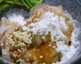 簡単！むね肉とほうれん草の柚子胡椒炒め作り方2写真