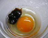 簡単！海苔佃煮の卵焼き作り方1写真