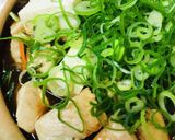 野菜パックまるごと●鶏肉＆うどんの味噌鍋作り方4写真