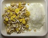 タモギタケのチーズリゾット作り方1写真