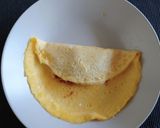 パスタの下には薄焼き卵を作り方4写真