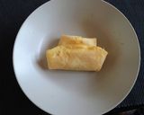 パスタの下には薄焼き卵を作り方6写真