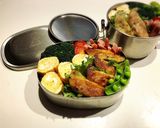 のっけ弁当2022.12.07餃子弁当作り方1写真