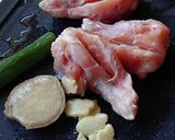 お一人様ダイエットランチ★手羽元で参鶏湯作り方1写真