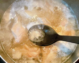 お餅の消費に〜濃厚とろとろ参鶏湯スープ〜作り方6写真