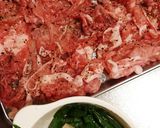 豚とワケギのレモンポン酢炒め作り方1写真