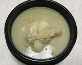 お餅の消費に〜濃厚とろとろ参鶏湯スープ〜作り方14写真