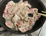 生姜いりつゆだく豚丼作り方3写真