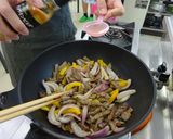 菊芋ｄｅロモ・サルタード作り方7写真