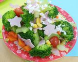 ブロッコリーのクリスマスツリーサラダ作り方9写真