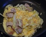 お好み焼き風オムライス作り方3写真