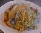 お好み焼き風オムライス作り方4写真