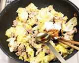 キャベツと豚肉のオイスターソース炒め作り方3写真
