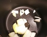 玉ねぎあおさ味噌スープ作り方1写真