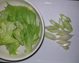 豚肉とレタスの旨塩炒め作り方1写真