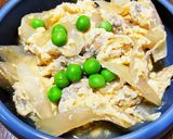 アサリと玉ねぎの卵とじ作り方5写真
