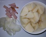 めんつゆでジャーマンポテト作り方1写真