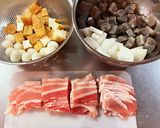 簡単こく旨！具沢山の絶品豚バラこんにゃく作り方1写真