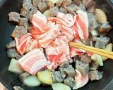 簡単こく旨！具沢山の絶品豚バラこんにゃく作り方5写真