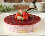 電子レンジ★イチゴのムースケーキ作り方8写真