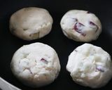 フライパン使用!さつま芋チーズおからパン作り方4写真