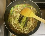 超簡単☆旨味堪能！茄子納豆の焼きうどん！作り方7写真