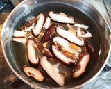 焼き椎茸のお味噌汁作り方4写真