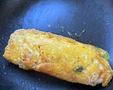 青じそとねぎの玉子焼き作り方6写真