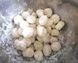 小さい里芋の揚げ煮作り方4写真