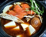 鮭と白菜の♡あったか♡味噌鍋作り方4写真