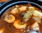 鮭と白菜の♡あったか♡味噌鍋作り方6写真
