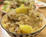 丸ごとさつまいもと塩昆布の炊き込みご飯作り方6写真