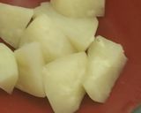 じゃがいもの焼きうどん作り方1写真