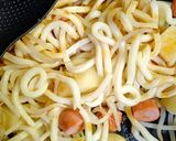 じゃがいもの焼きうどん作り方4写真