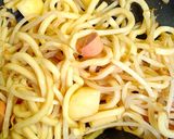 じゃがいもの焼きうどん作り方5写真