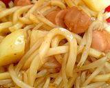 じゃがいもの焼きうどん作り方6写真