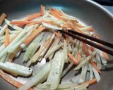 じゃがいもと人参の味噌きんぴら作り方1写真