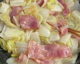 白菜とベーコンの炒め物作り方5写真