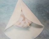 裏技、三角餃子作り方1写真